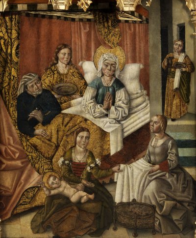 Birth of Saint Mary by Fernando Gallego